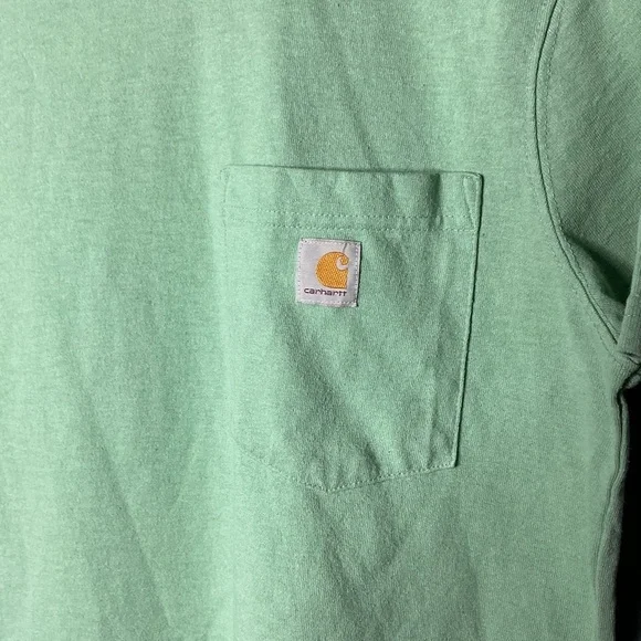 Carhartt Men's Mint Green Short Sleeve Tee loose fit - Picture 2 of 9